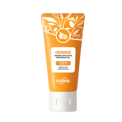 gentle dead skin remover skincare product brightening facial gel with orange enzymes